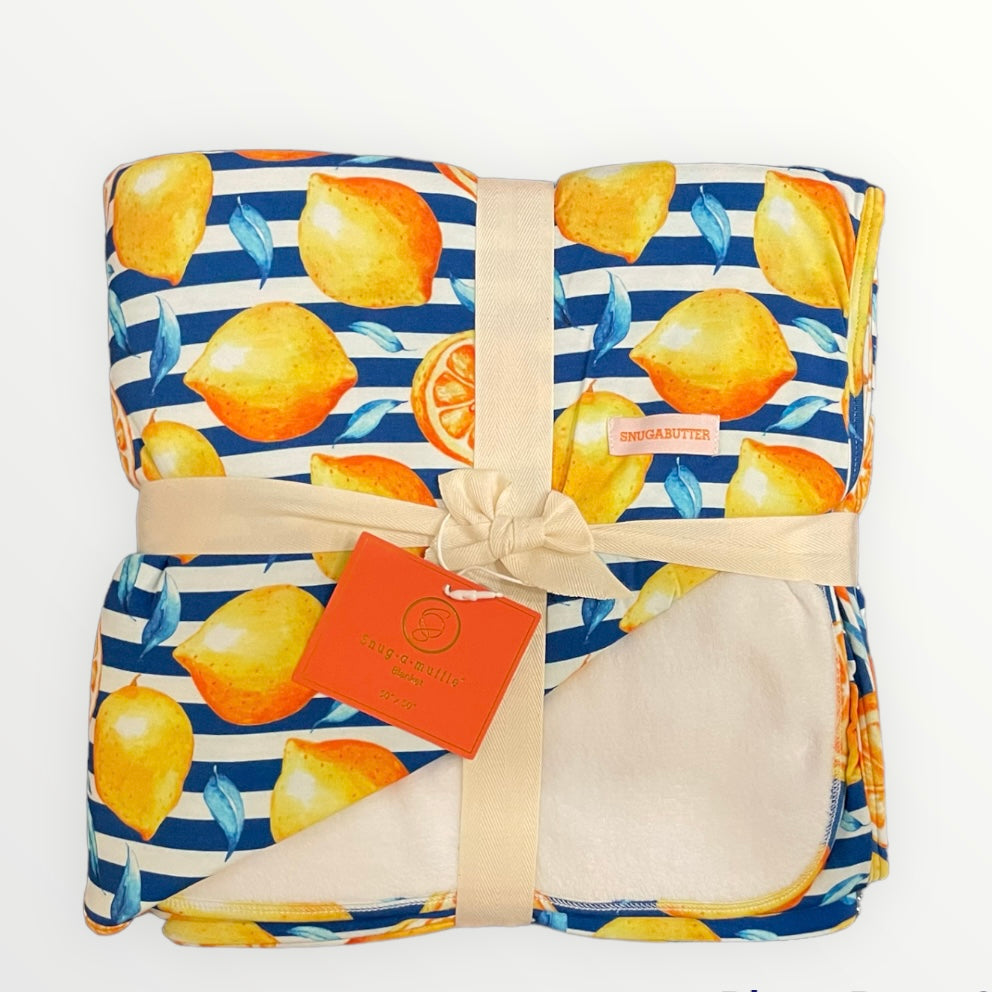 PIPER JOY "When life gives you lemons" Snug-a-muffle™️ Plush Blanket