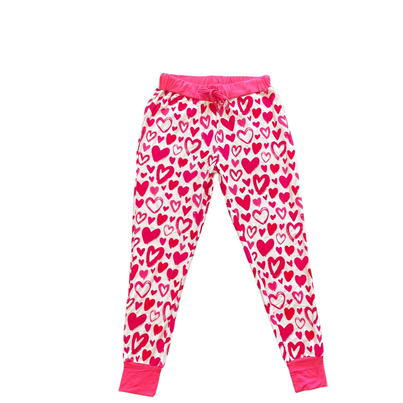 ESTHER "All you need is love" Womens Ankle Pajama Pants