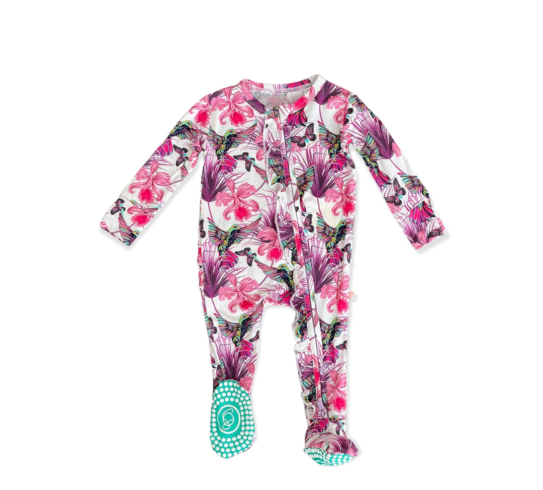 [Final Sale] Ava’s Ruffled One Piece Footie