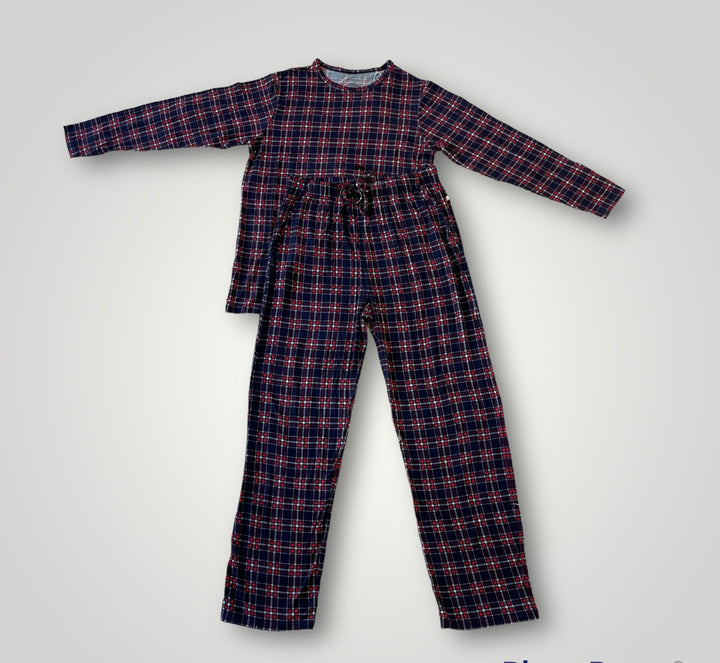 Hendrix Plaid Mens Long Sleeves Loungewear