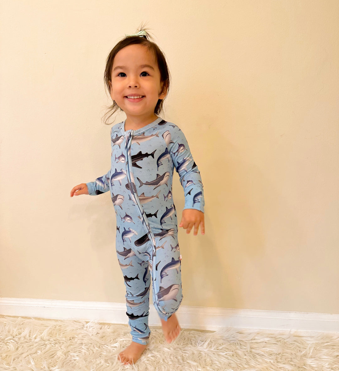 CALLEN "Shark Tank" CONVERTIBLE ROMPER/FOOTIE